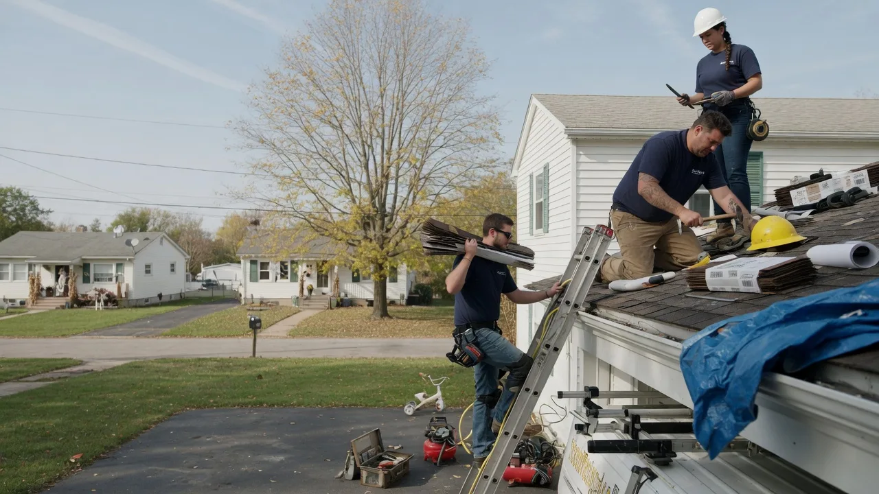 Local Roofing Contractors in Charleston, IL near me